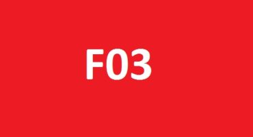 Код за грешка F03 в пералнята на Bosch