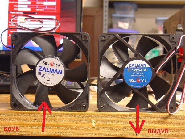 Blowing and blowing fans: how to determine and how to set