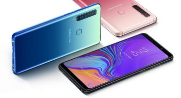 Ilmoitus älypuhelimesta Samsung Galaxy A9 (2019) neljällä kameralla