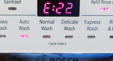 Javítsa ki az e22 hibát a mosogatógépben