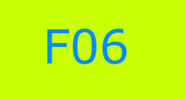رمز الخطأ F06 في الغسالة Indesit