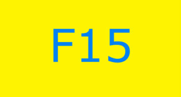 رمز الخطأ F15 في غسالة اريستون